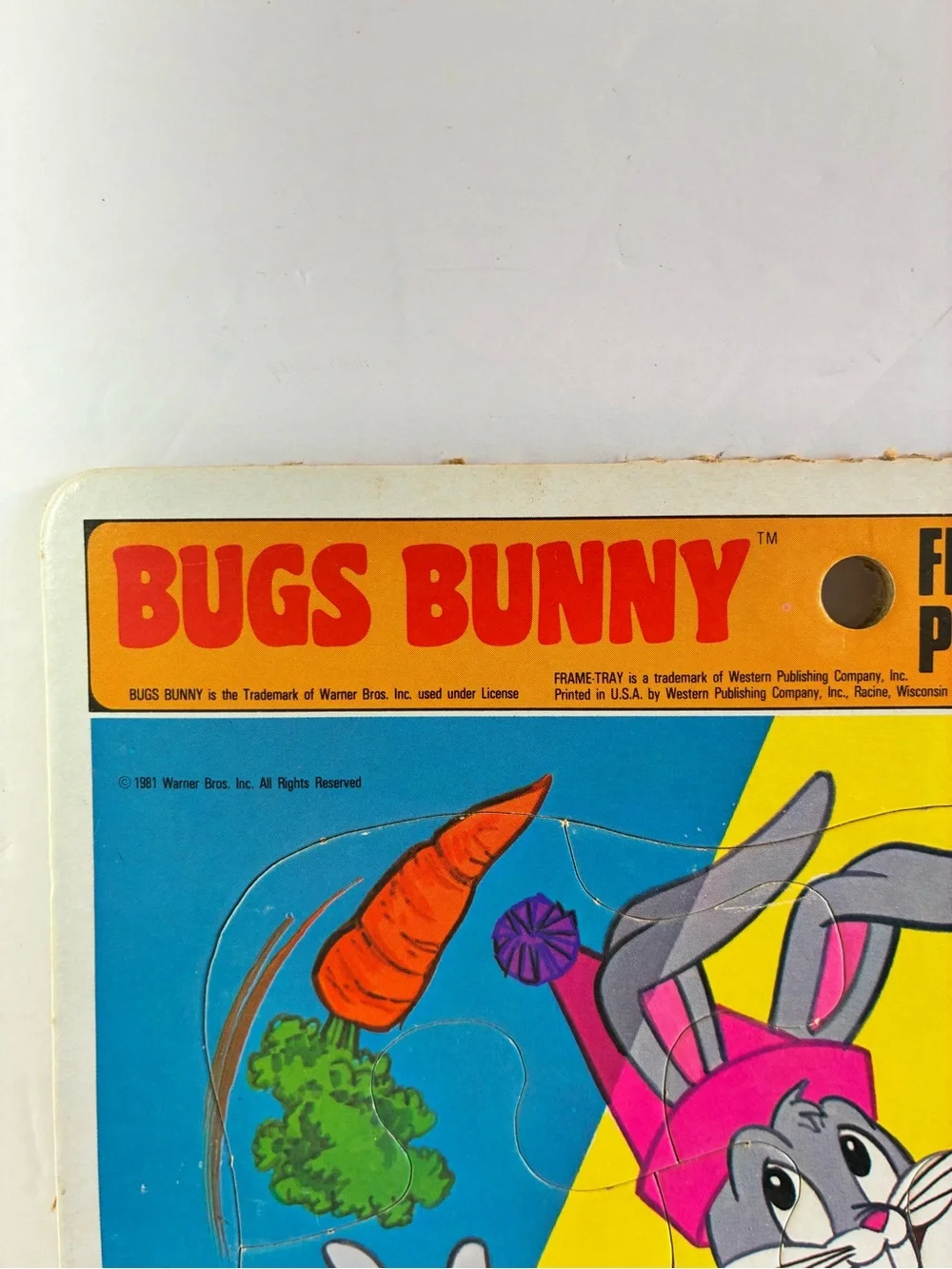 Vintage 1981 Whitman Bugs Bunny Frame-Tray Puzzle – Looney Tunes